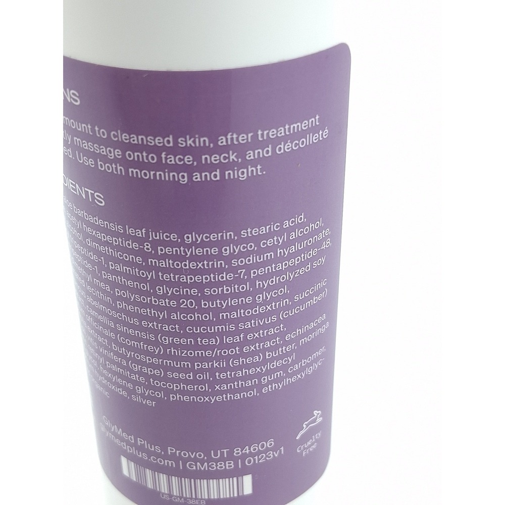 Glymed Plus Age Delay Cream Reduces Wrinkles Face Neck 4 oz 118 ml Jumbo Size - Picture 3 of 6